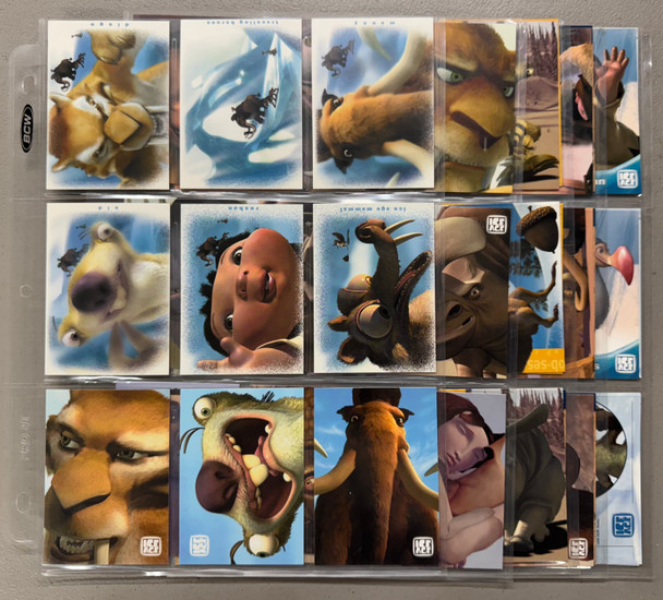 2002 Hero Factory Ice Age Complete Card Set