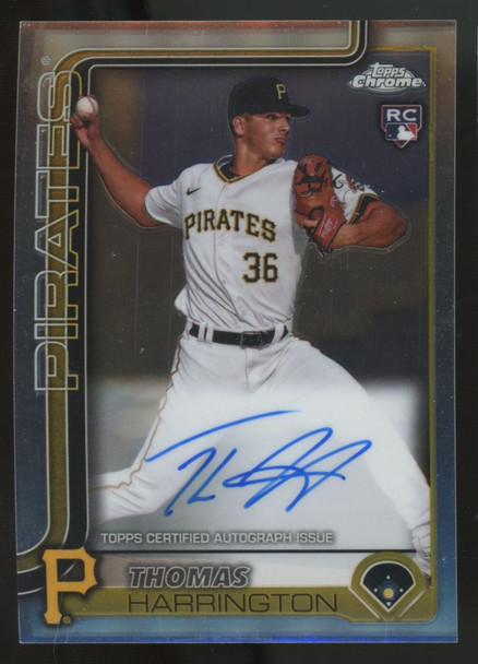 2025 Topps Chrome Thomas Harrington RC Auto #RA-THA