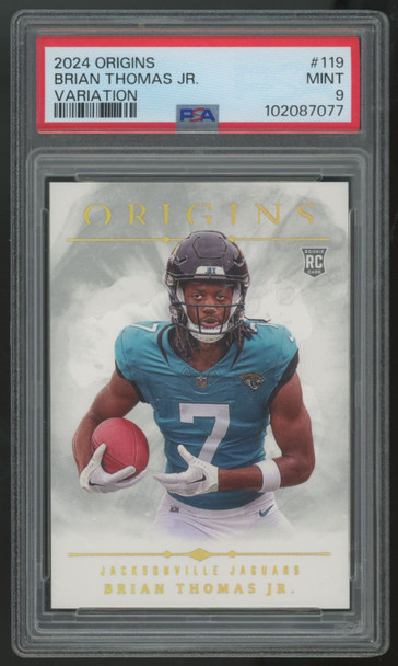 2024 Panini Origins Brian Thomas Jr. RC Variation #119 PSA 9