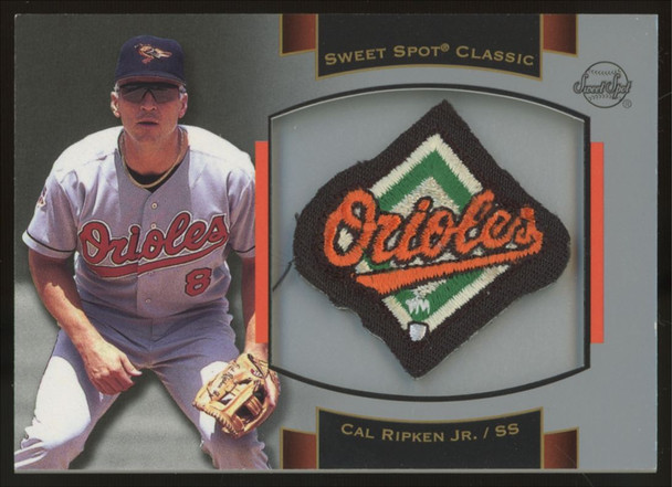 2003 Upper Deck Sweet Spot Cal Ripken Jr. Sweet Spot Classic Logo Patch #P-CR1