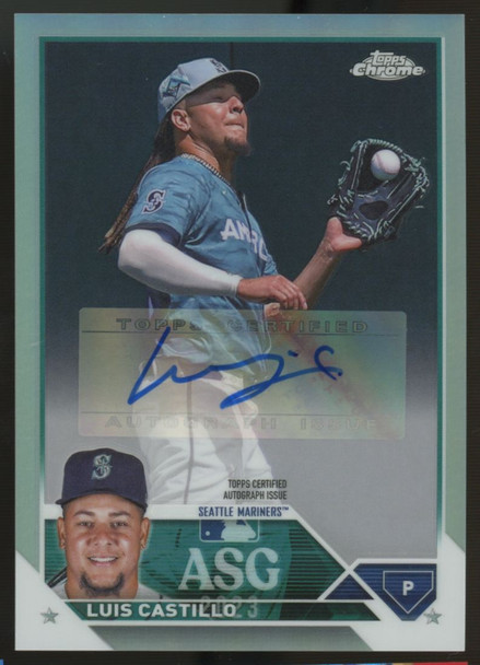 2023 Topps Chrome All Star Game Luis Castillo Refractor Auto #ASGA-LC