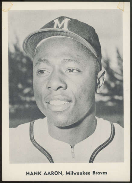1959 Jay Publishing Hank Aaron Picture Pack Team Photo
