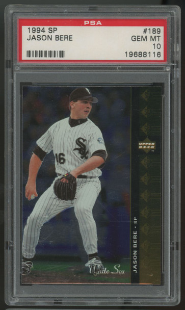 1994 Upper Deck SP Jason Bere #189 PSA 10