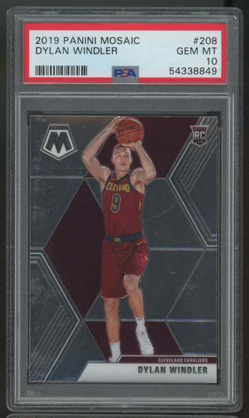 2019/20 Mosaic Dylan Windler RC #208 PSA 10