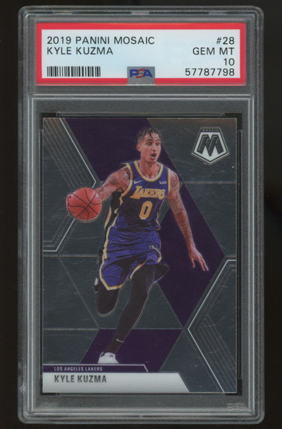2019/20 Mosaic Kyle Kuzma #28 PSA 10