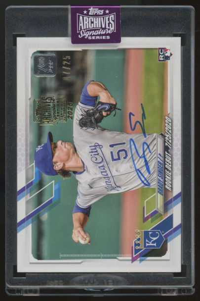 2025 Topps Archives Signature Series Brady Singer Auto /25 #US222