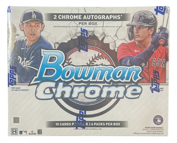 2025 Bowman Chrome Baseball Hobby Box