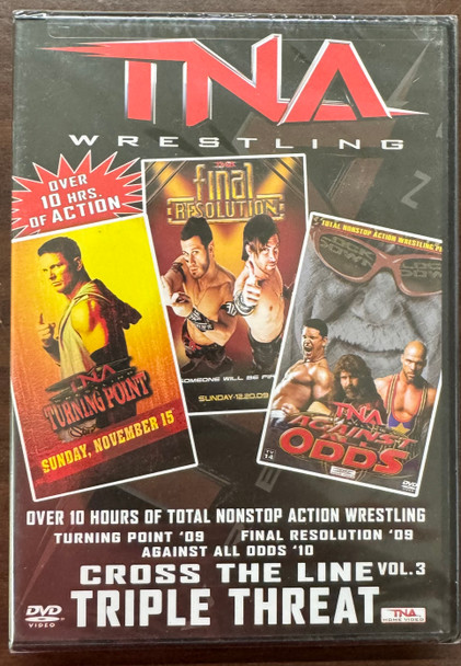TNA Wrestling Cross The Line Volume 3 Brand New DVD Set