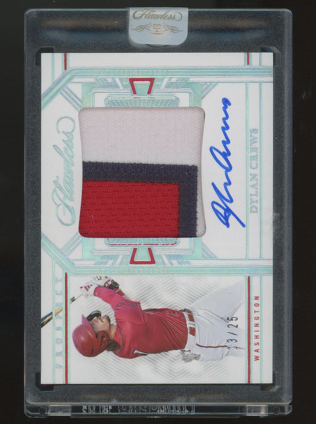 2024 Panini Flawless Dylan Crews Prospect Patch Auto /25 #PPA-DC
