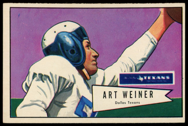 1952 Bowman Large Art Weiner #114 EX