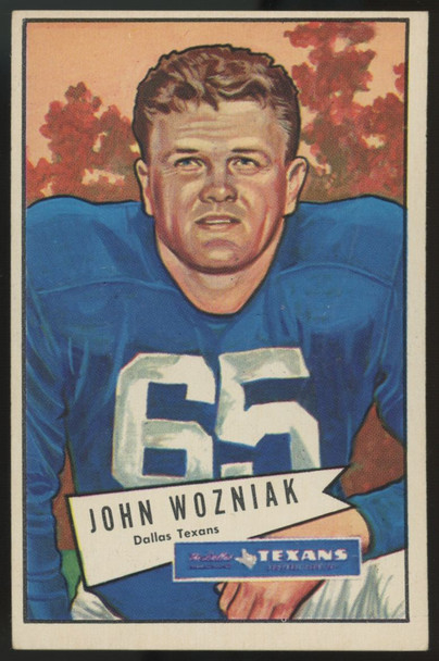 1952 Bowman Large John Wozniak #97 VG/EX-EX