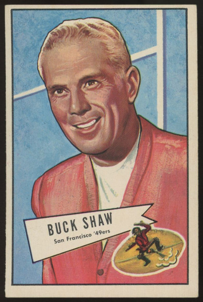 1952 Bowman Large Buck Shaw RC #95 EX