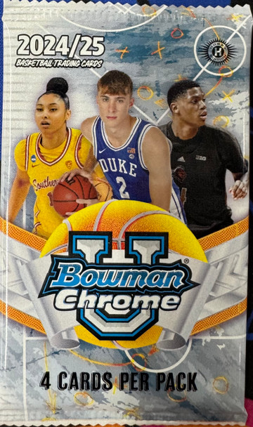 2024/25 Bowman University Chrome Basketball Hobby Pack