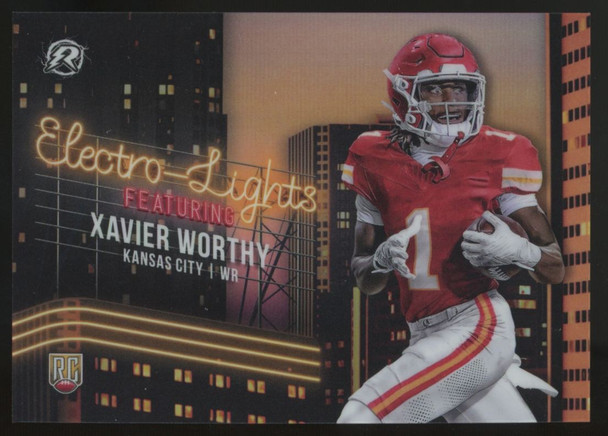 2024 Topps Resurgence Xavier Worthy RC Electro-Lights #EL-12