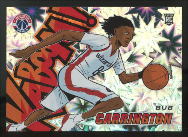 2024-25 Panini Revolution Bub Carrington RC Kaboom! SSP #22