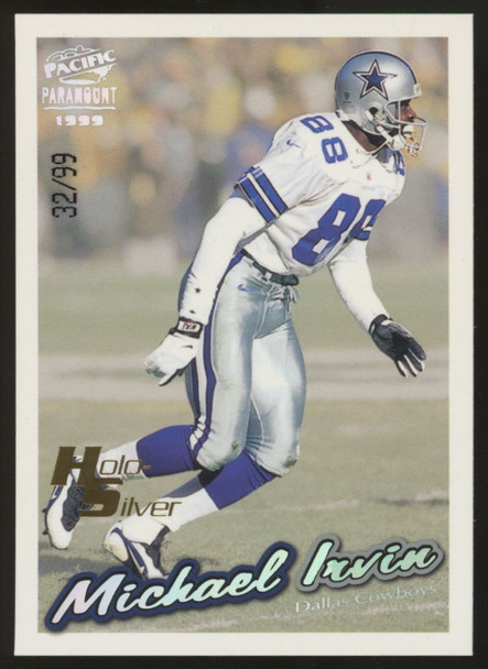 1999 Pacific Paramount Michael Irvin Holo Silver /99 #68