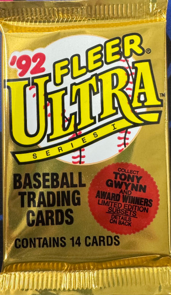 1992 Fleer Ultra Series 1 Baseball Wax Pack