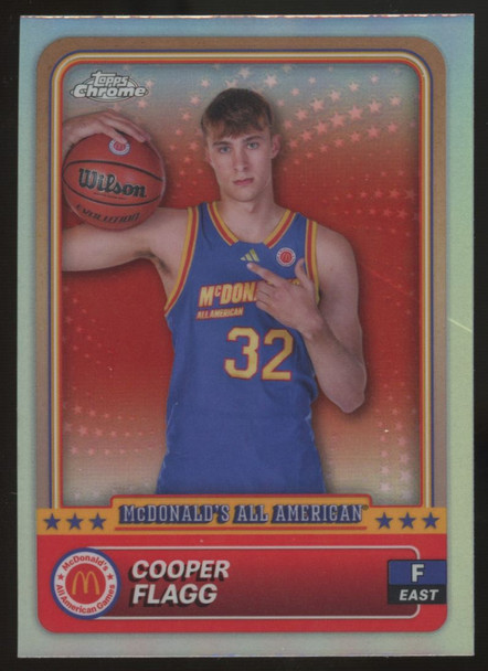 2024 Topps Chrome McDonald's Cooper Flagg Refractor #78