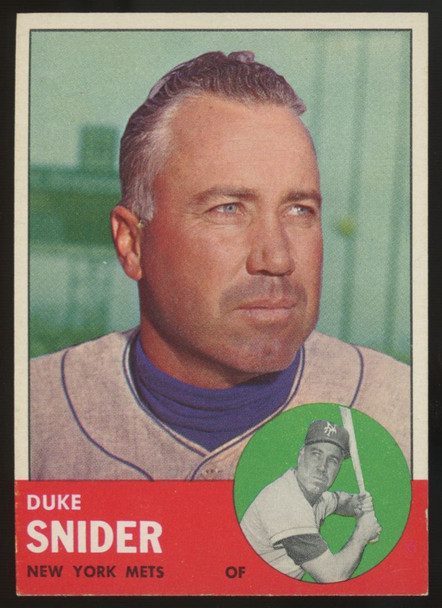 1963 Topps Duke Snider #550 EX+ "A"