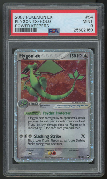 2007 Pokemon Flygon ex Power Keepers Holo #94 PSA 9