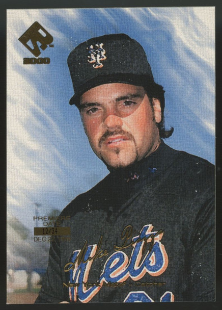 2000 Pacific Private Stock Mike Piazza Premiere Date /34 #94