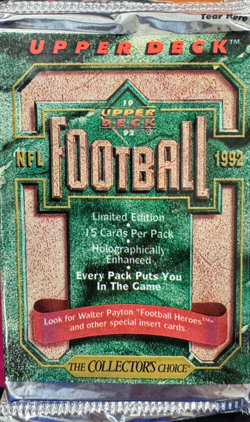 1992 Upper Deck Football Pack