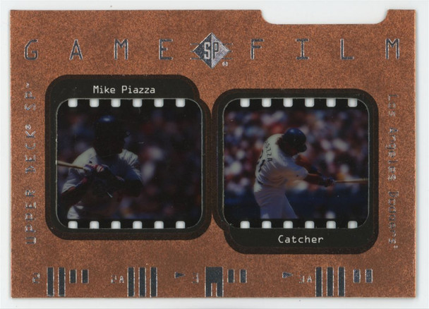 1997 Upper Deck SP Mike Piazza Game Film /500 #GF5
