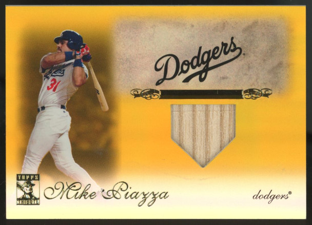 2009 Topps Tribute Mike Piazza Gold Relic /25 #92