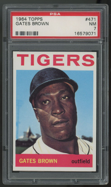 1964 Topps Gates Brown #471 PSA 7