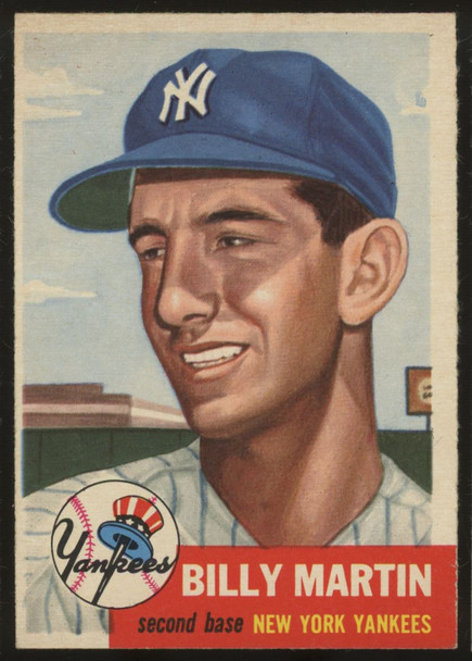 1953 Topps Billy Martin #86 EX+
