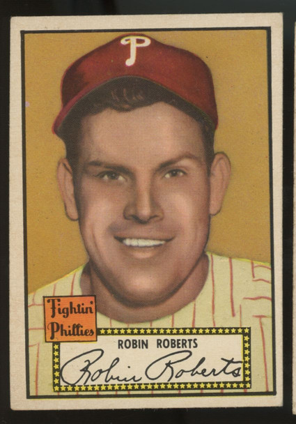1952 Topps Robin Roberts #59 VG/VG-EX Black Back