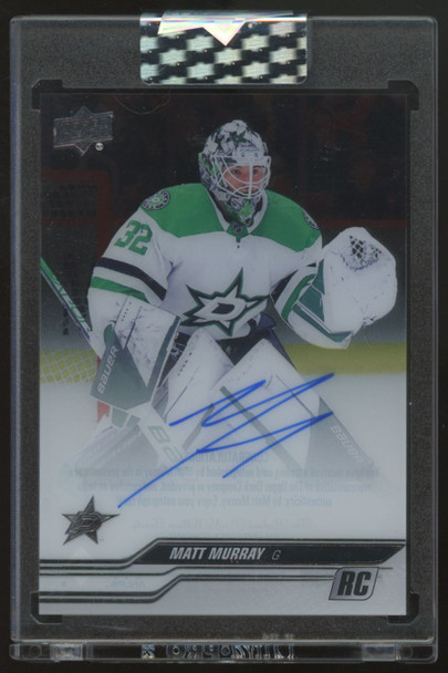 2023/24 UD Clear Cut Matt Murray Auto #CC-MY