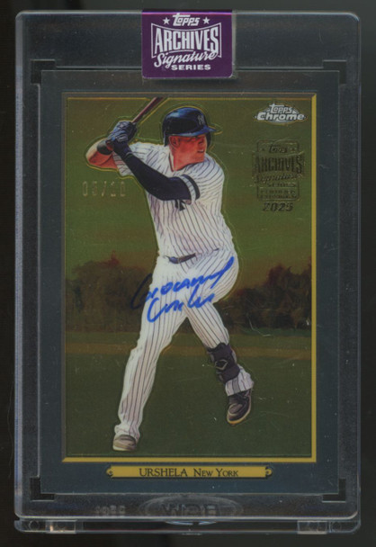 2025 Topps Archives Signature Series Gio Urshela Auto /10 #TRC-99
