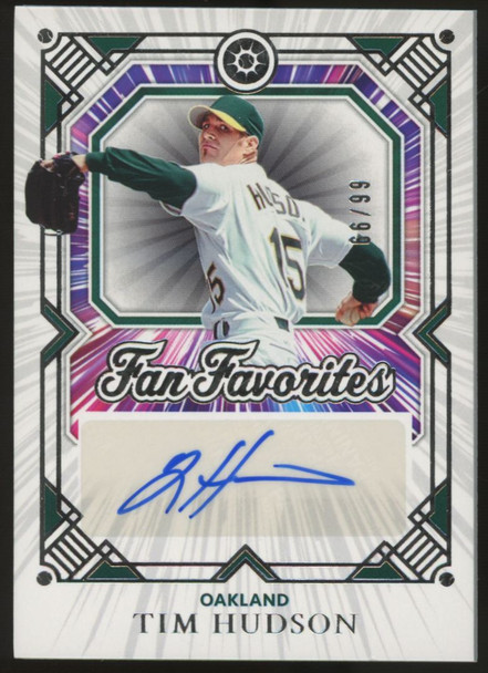 2025 Panini Boys of Summer Tim Hudson Fan Favorites Auto /99 #24