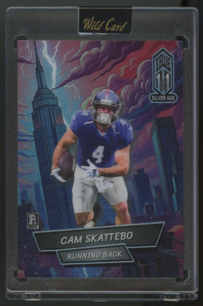 2025 Wild Card Comix Cam Skattebo RC True 1/1 Silver Age #ACRLSA-CS