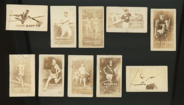 1948 Topps Magic Track & Field Champions Lot of 10 Low Grade