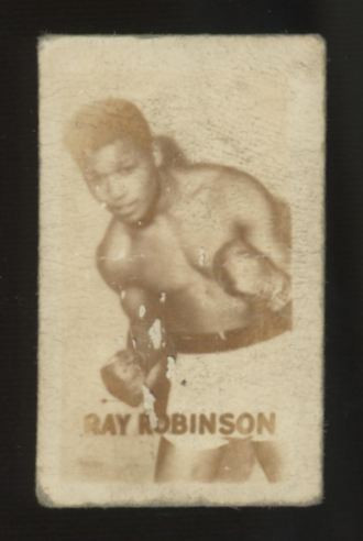 1948 Topps Magic Ray Robinson Boxing Champions #19 Poor