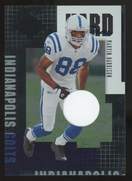 2005 Leaf Limited Marvin Harrison Hard Wear Helmet Relic /100 #HW-14