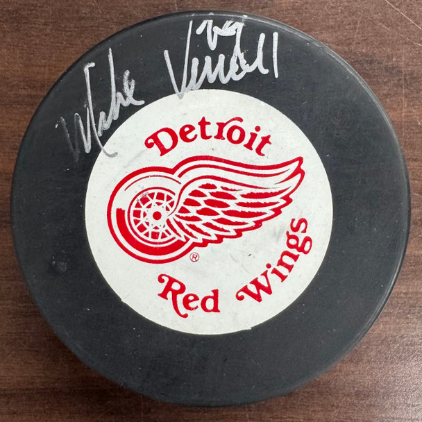 Mike Vernon Signed Autographed Puck JSA Cert