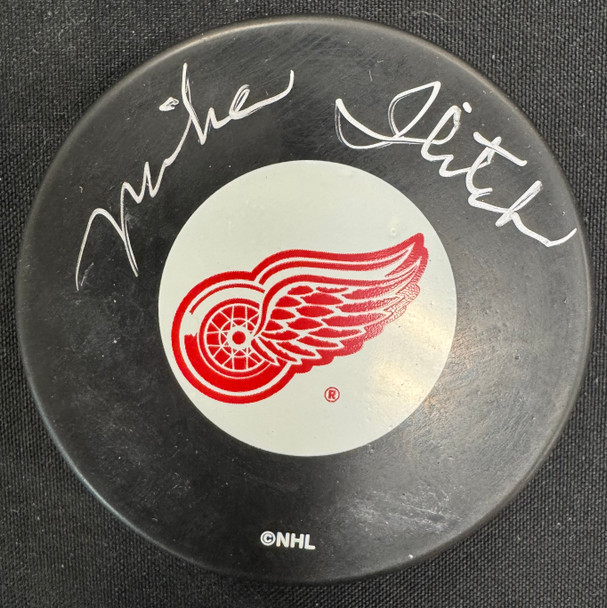 Mike Ilitch Signed Autographed Puck JSA Cert