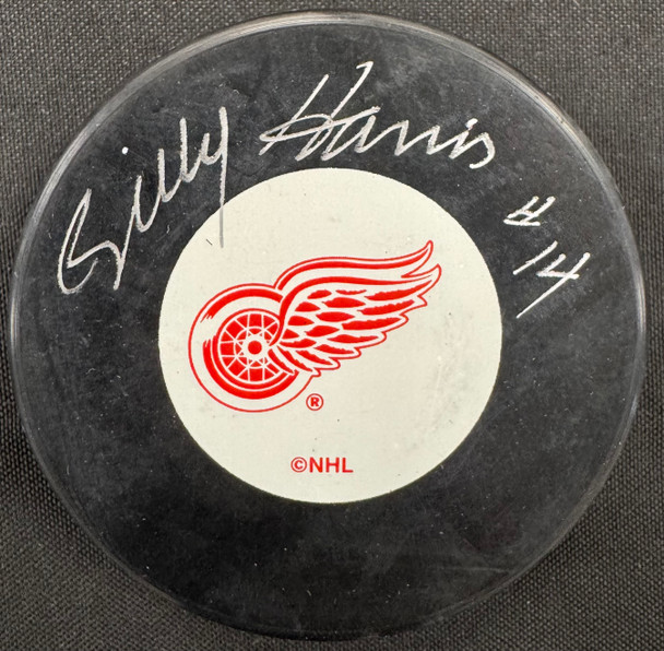 Billy Harris Signed Autographed Puck JSA Cert