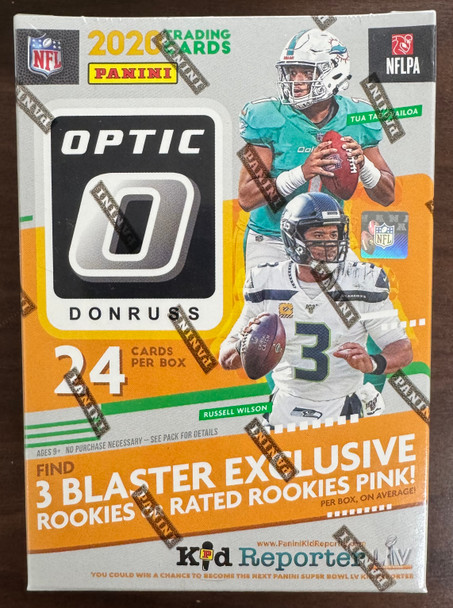 2020 Panini Donruss Optic Football Blaster Box Factory Sealed