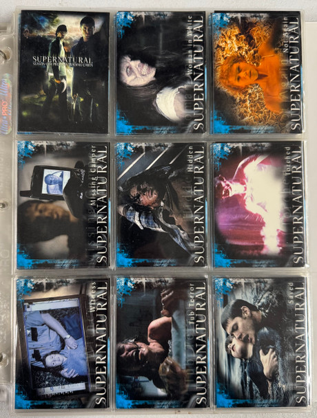 2006-08 Inkworks Supernatural Seasons 1-3 Complete Card Sets W/ Connections