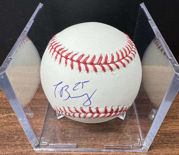 Javier Baez Signed Autographed Rawlings OML Baseball JSA