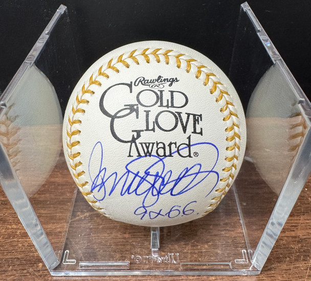 Ryne Sandberg Signed Autographed Inscribed Rawlings Gold Glove Baseball JSA