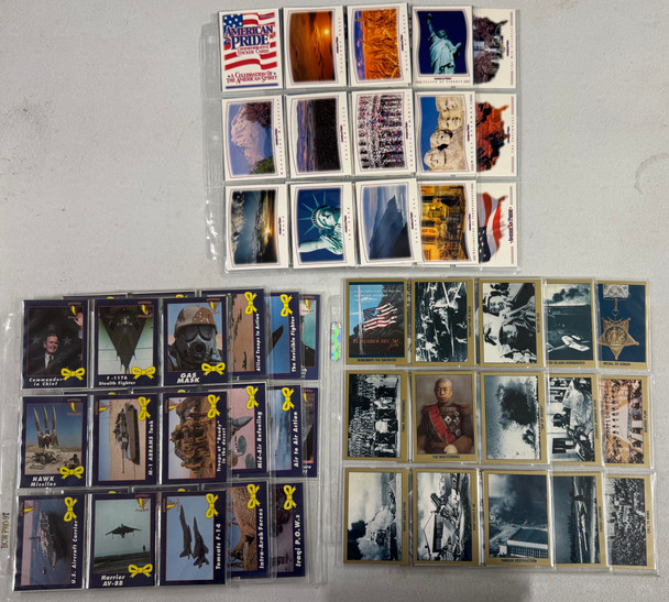 American Pride and War Complete Collector Card Sets, Desert Storm Yellow Ribbon