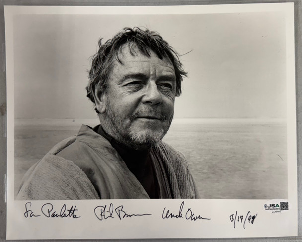 Phil Brown "Uncle Owen" Star Wars Signed Autographed 8x10 Photo JSA