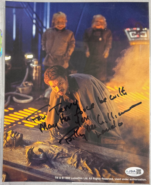 Billy Dee Williams Lando Calrissian Star Wars Signed Autographed 8x10 Photo JSA