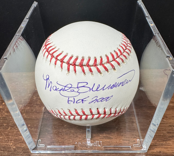 Marty Brennaman Signed Autographed Inscribed Rawlings OML Baseball JSA