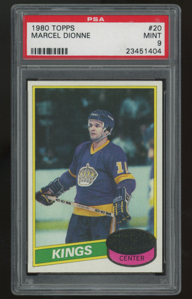 1980-81 Topps Marcel Dionne #20 PSA 9